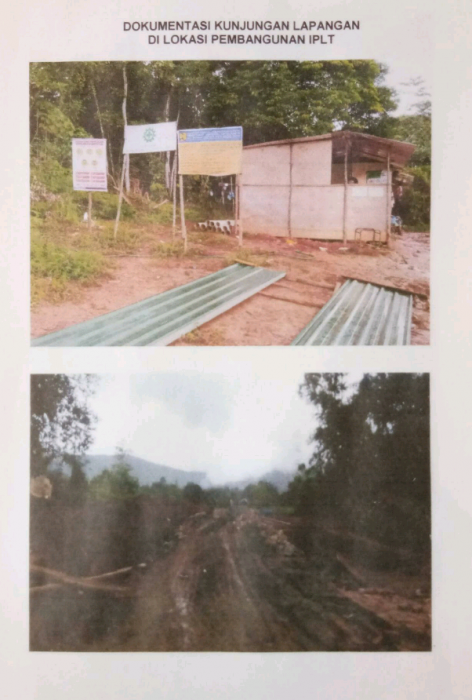 Dokumentasi DLH Luwu Timur dalam pemantauan proyek pembangunan IPLT tak berijin lingkungan