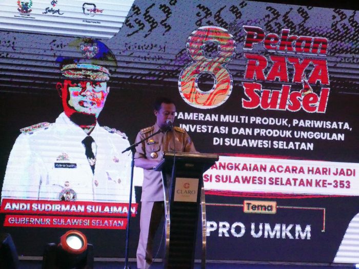 Gubernur Sulawesi Selatan Resmikan Pekan Raya Sulsel ke-8.