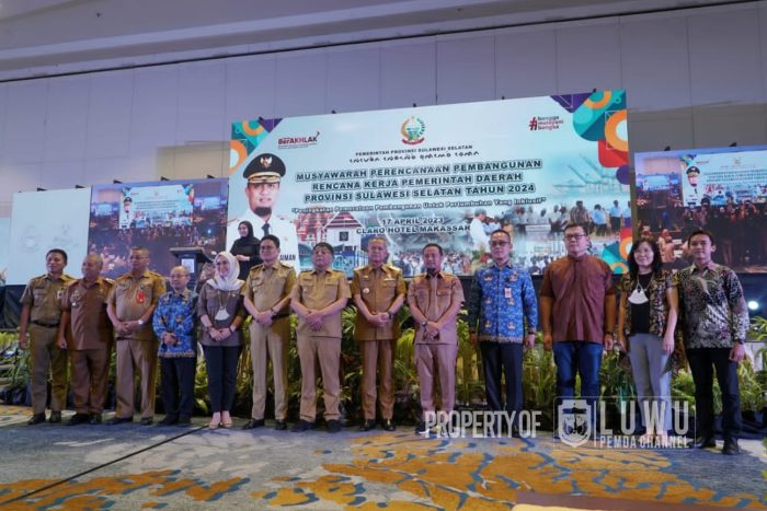 Bupati Luwu Hadiri Musrembang Tahun 2024 Tingkat Provinsi Sulawesi Selatan