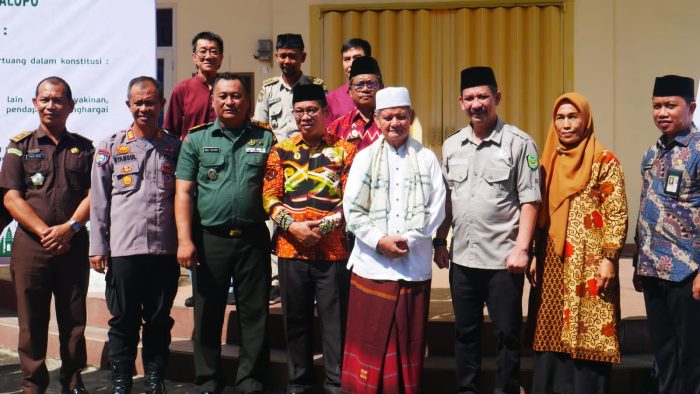 Sekda Palopo Hadiri Launching Kampung Moderasi Beragama.