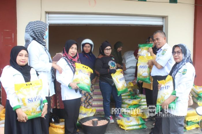 Distapan Luwu Pantau Penjualan Beras SPHP Di Pasar Suli